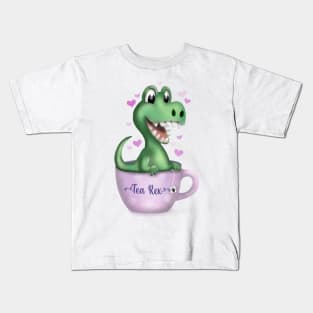 Tea Rex Kids T-Shirt